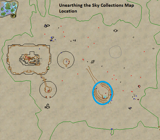Unearthing the Sky Collections Map Location